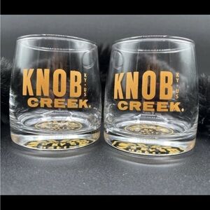 Knob Creek Whiskey Glass Set of 2 *New